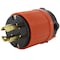 Ac Works Locking Plug, L15-20P, 20 A, 250V AC, Three Phase, Orange ASL1520P - alternate 1